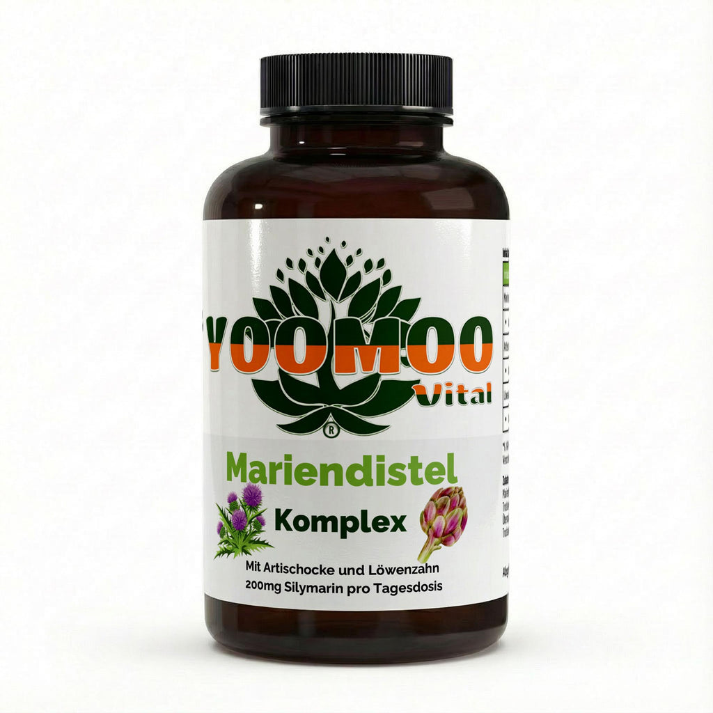 Mariendistel Artischocke Löwenzahn Komplex - 120 Kapseln - YOOMOO Vital