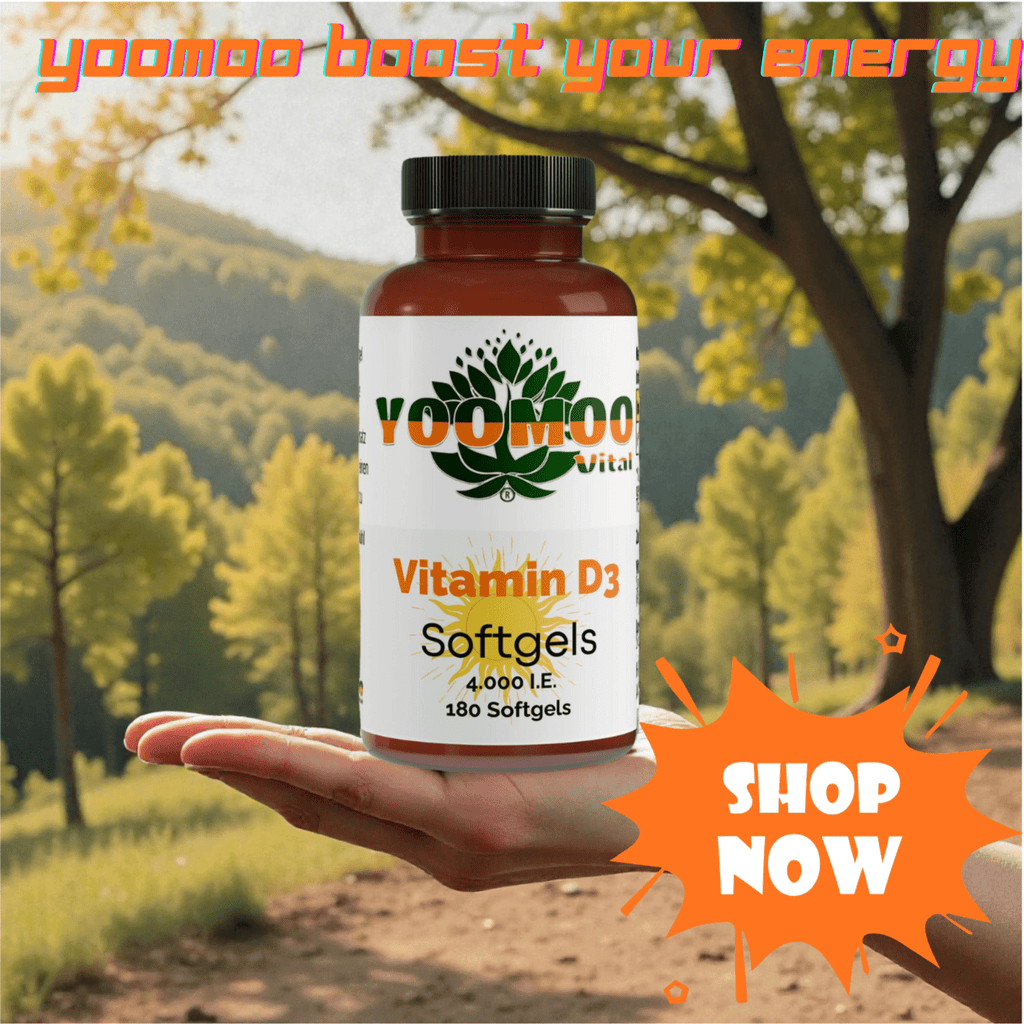 Vitamin D3 4.000 IE - 180 Softgels - YOOMOO Vital