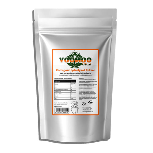 Kollagen Hydrolysat Pulver - 500g Doypack - YOOMOO Vital