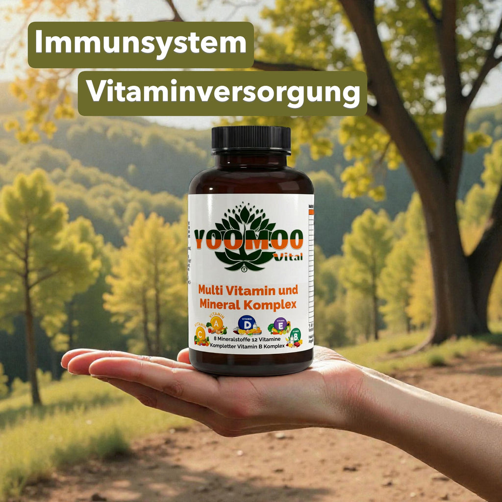 Multi Vitamin und Mineral Komplex - 120 Softgels - YOOMOO Vital