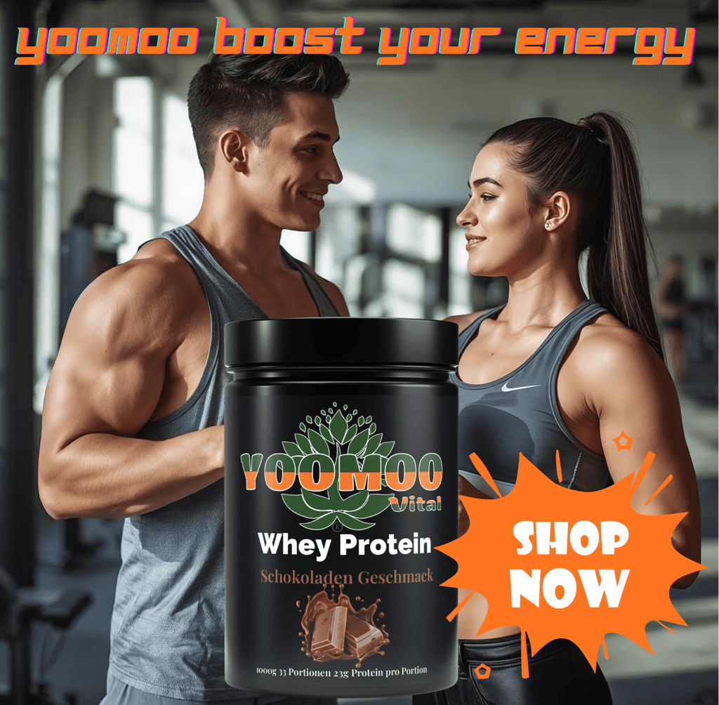Premium Whey Protein Schokolade - 1.000g - Muskelaufbau - YOOMOO Vital