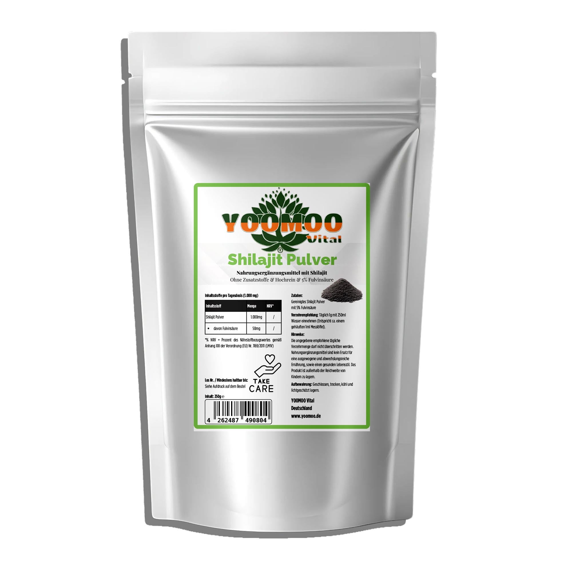 Shilajit Pulver - 5% Fulvinsäure - 250g - YOOMOO Vital