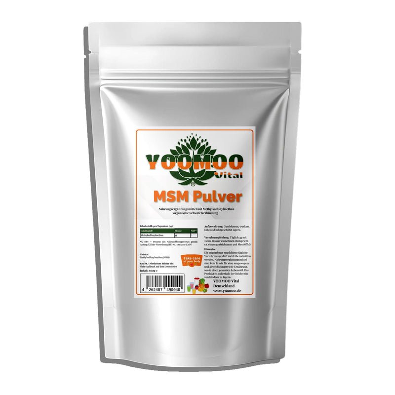 Premium MSM Pulver - 500g - YOOMOO Vital