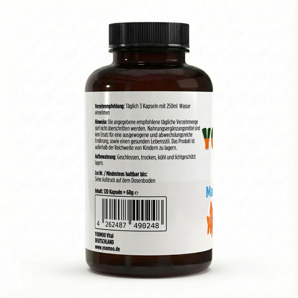 Marine Kollagen Peptide - 120 Kapseln - YOOMOO Vital